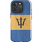 Barbados Flag Distressed iPhone 16 Pro Impact Case